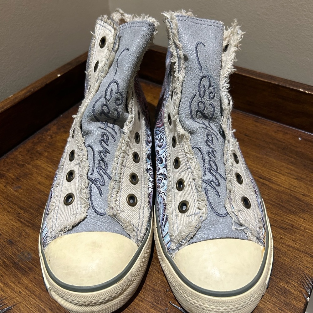 Ed Hardy High Top Sneakers
